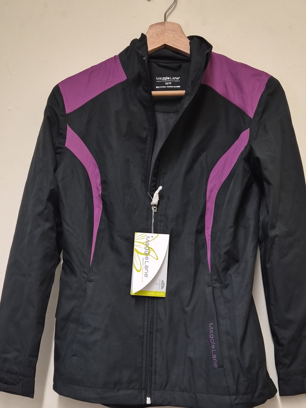 Maggie Lane Women's Black and Purple Utility Jacket Size XS